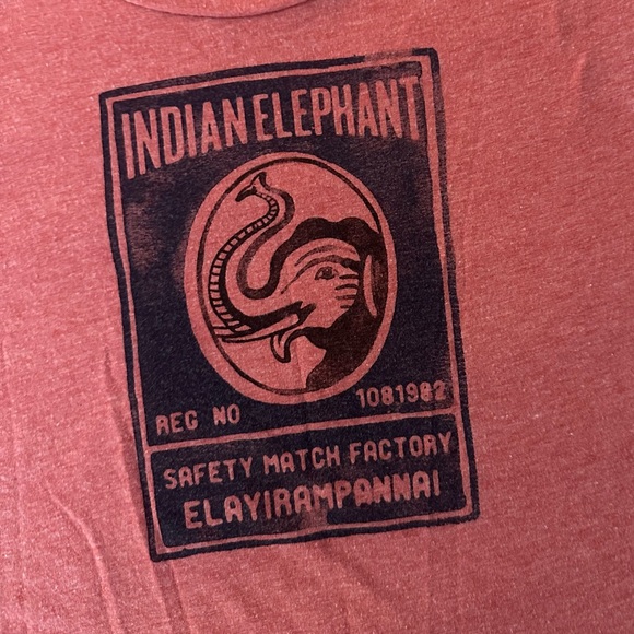 Lucky Brand Women’s Indian Elephant Match Company Graphic T Large - Picture 4 of 6